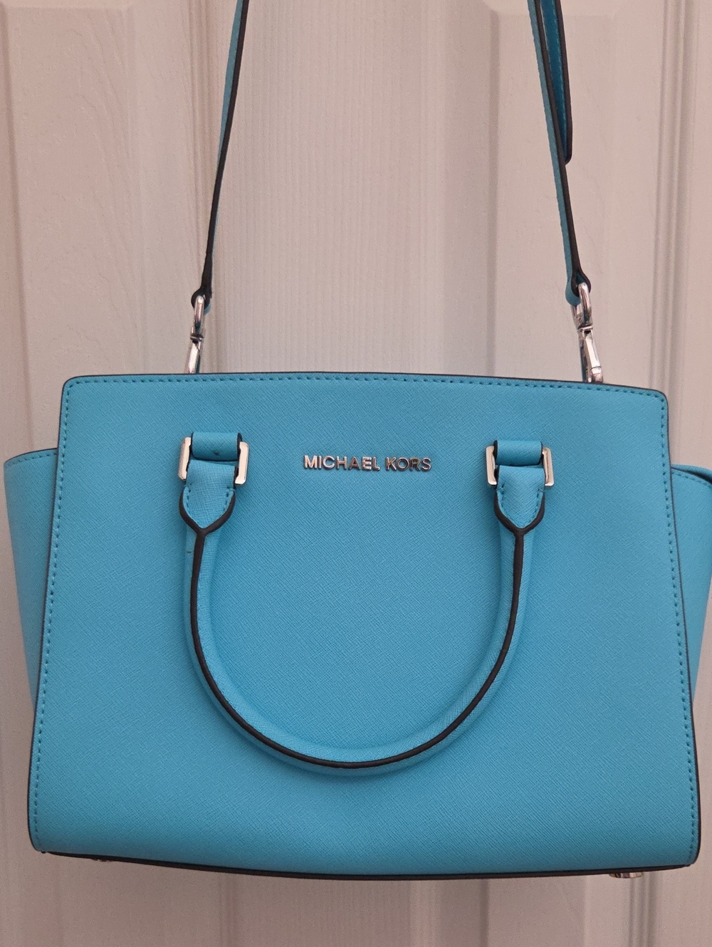 Michael Kors Turquoise Satchel